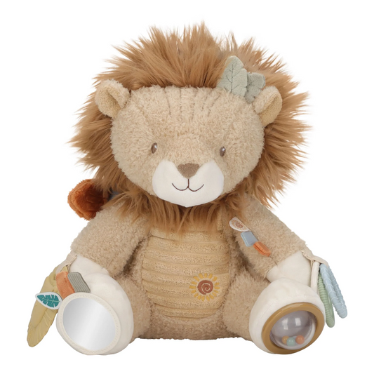 Peluche d'activité Lion - Jaune