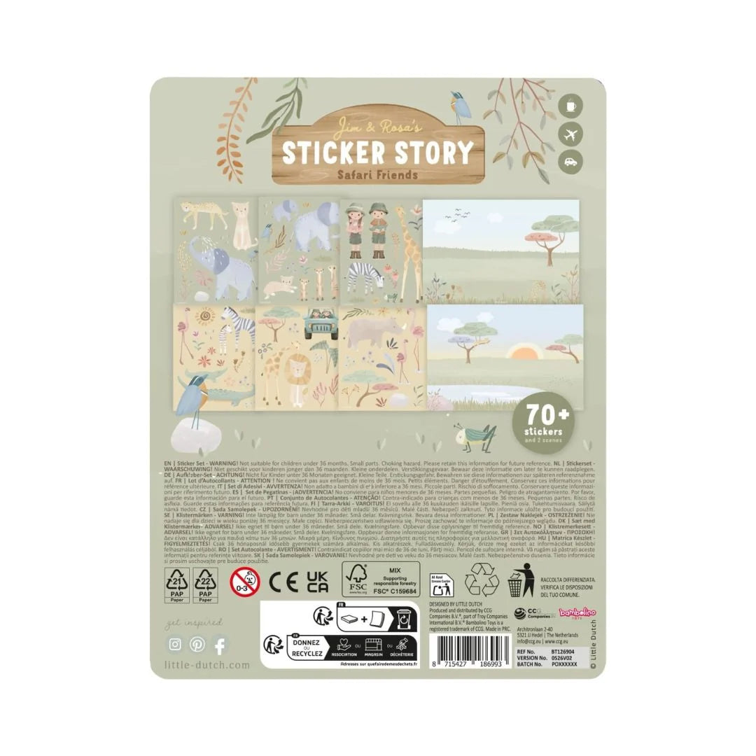 Stickers story - Safari Friends
