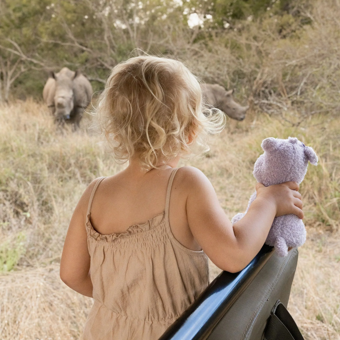 Peluche Hippopotame - Gris