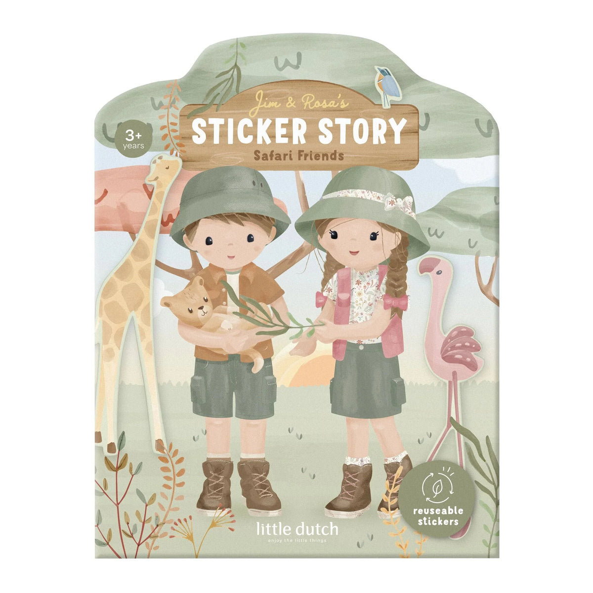 Stickers réutilisables - Safari Friends