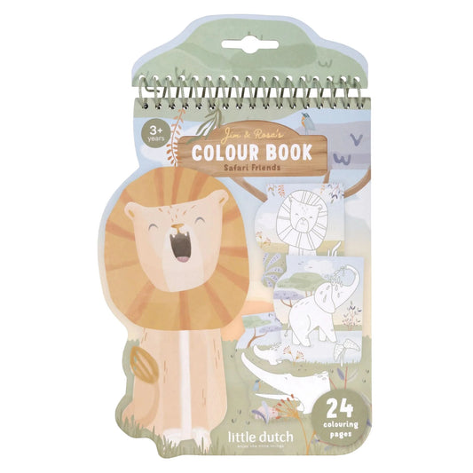 Cahier de coloriage lion - Safari Friends