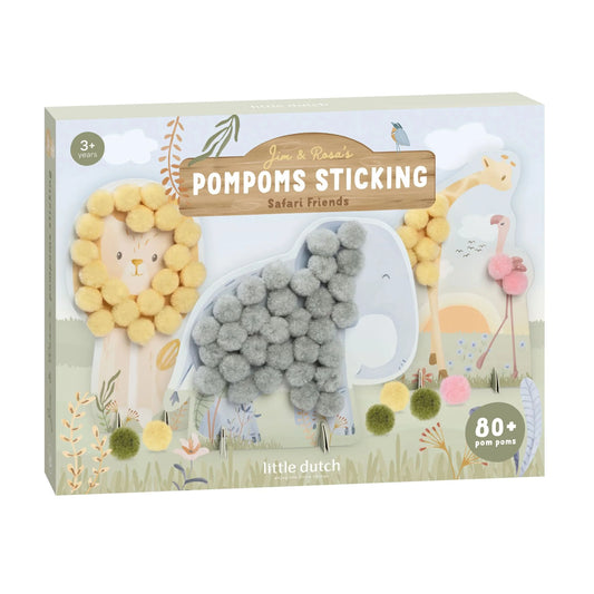 Cartes à Pompons  - Safari Friends