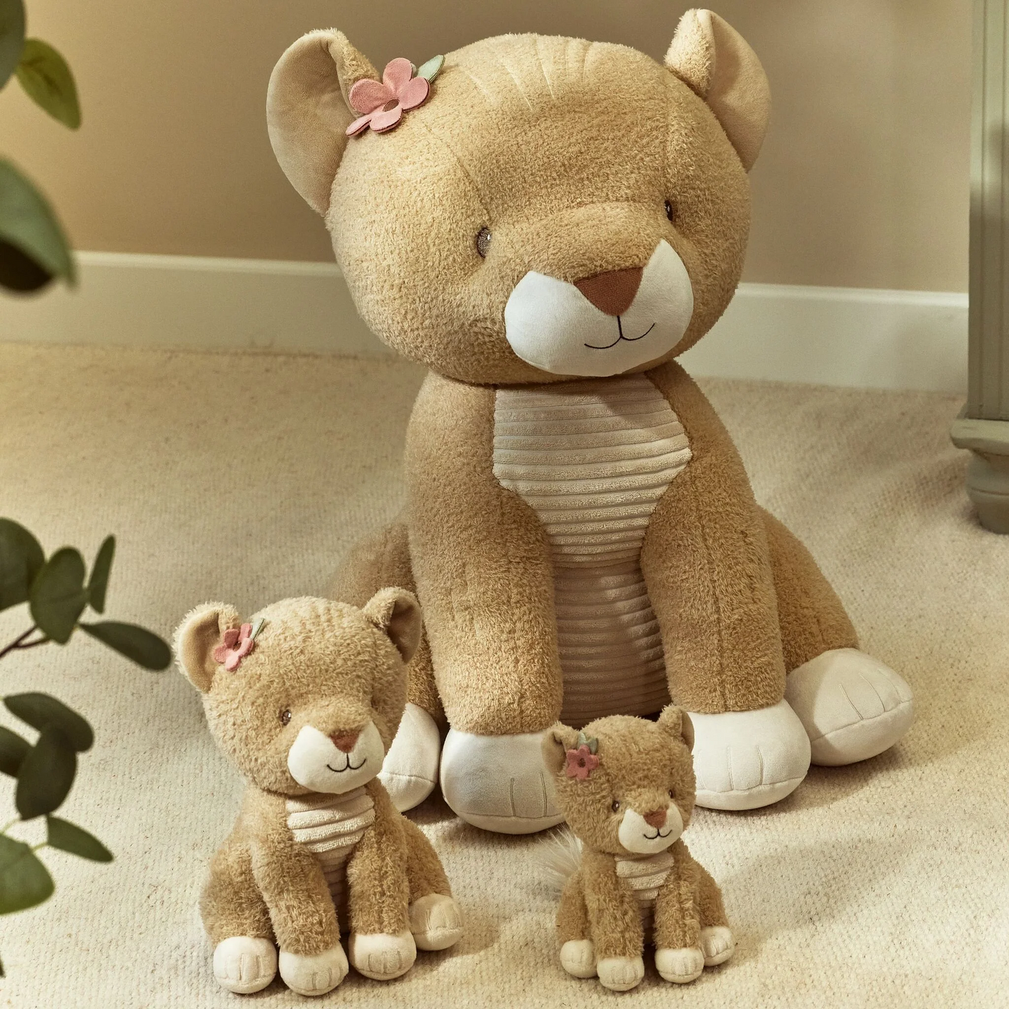 Peluche Lionne - 25 cm