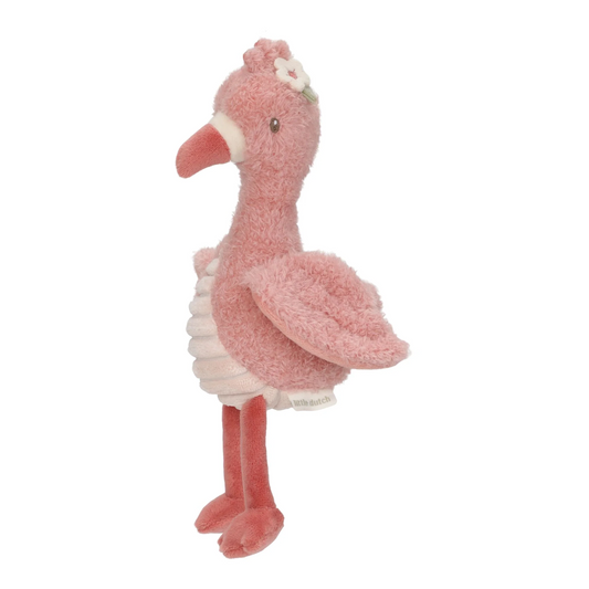 Peluche Flamant rose - Rose - 17 cm