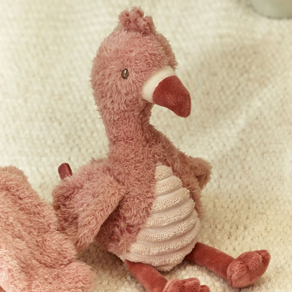 Peluche Flamant rose - Rose - 17 cm