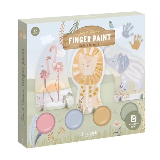 Set peinture au doigt - Safari Friends