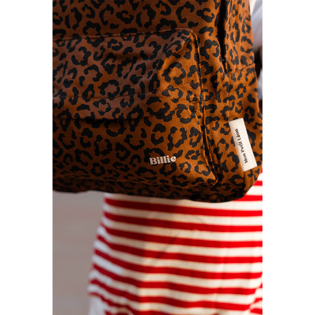 Sac à dos léopard Marron
