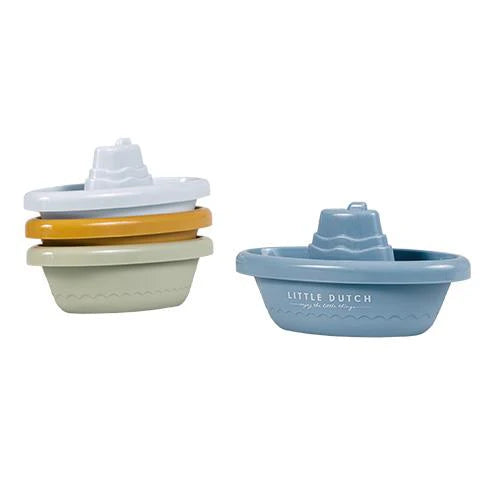 Bateaux de bain empilables – Bleu | Little Dutch