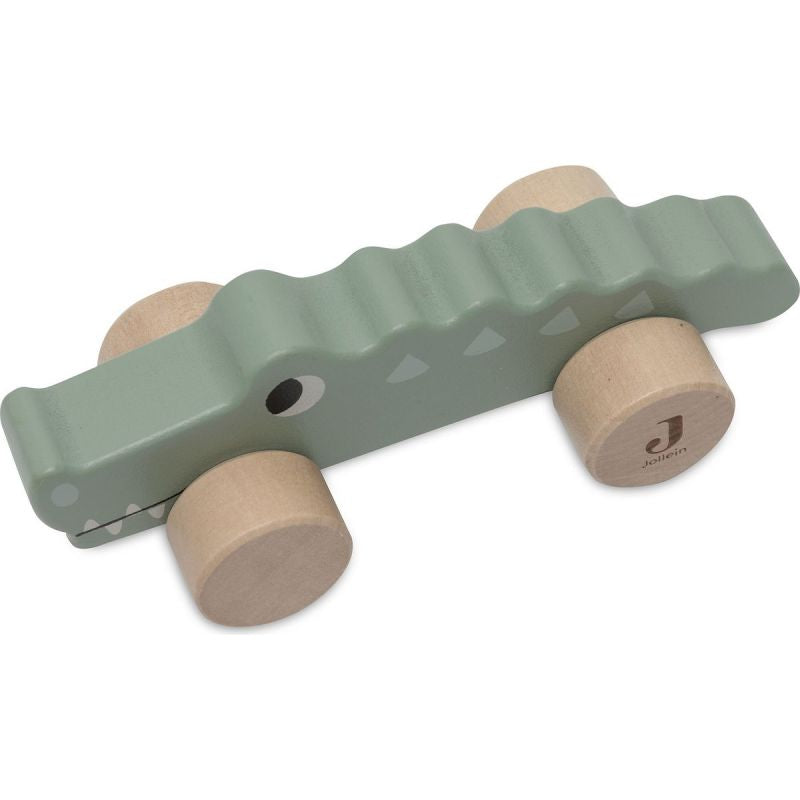 Crocodile en Bois à Roulettes - Jungle Jambo