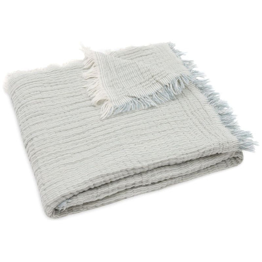 Couverture - Gaze De Coton - Fringe Stripe