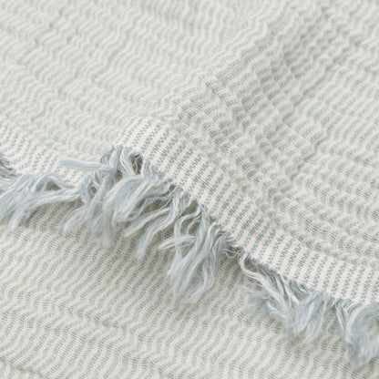 Couverture - Gaze De Coton - Fringe Stripe