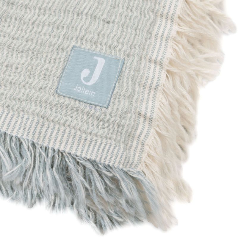 Couverture - Gaze De Coton - Fringe Stripe
