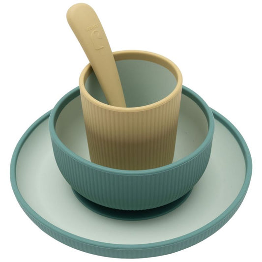 Coffret repas en silicone jade shades