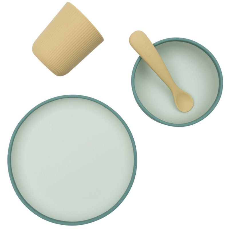 Coffret repas en silicone jade shades