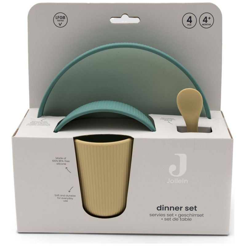 Coffret repas en silicone jade shades