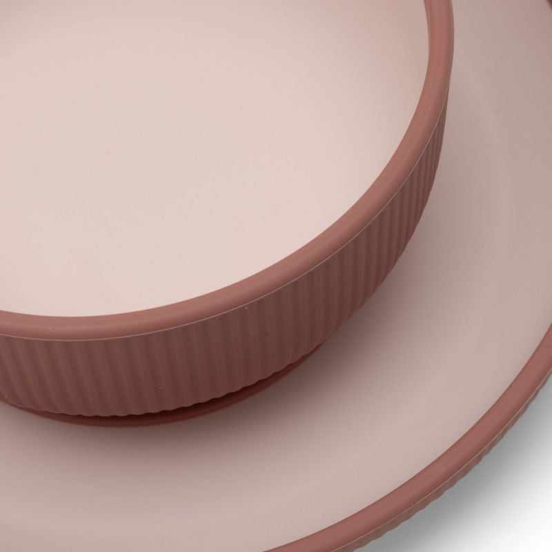 Coffret repas en silicone Blush Shades