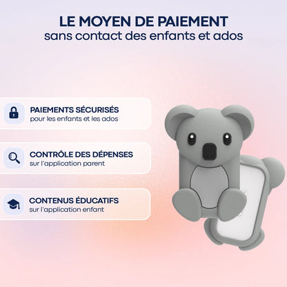 Money Walkie Koala – Porte-monnaie sans contact pour enfant