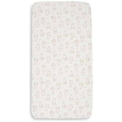 Drap-housse - Jersey - Miffy moment light terra