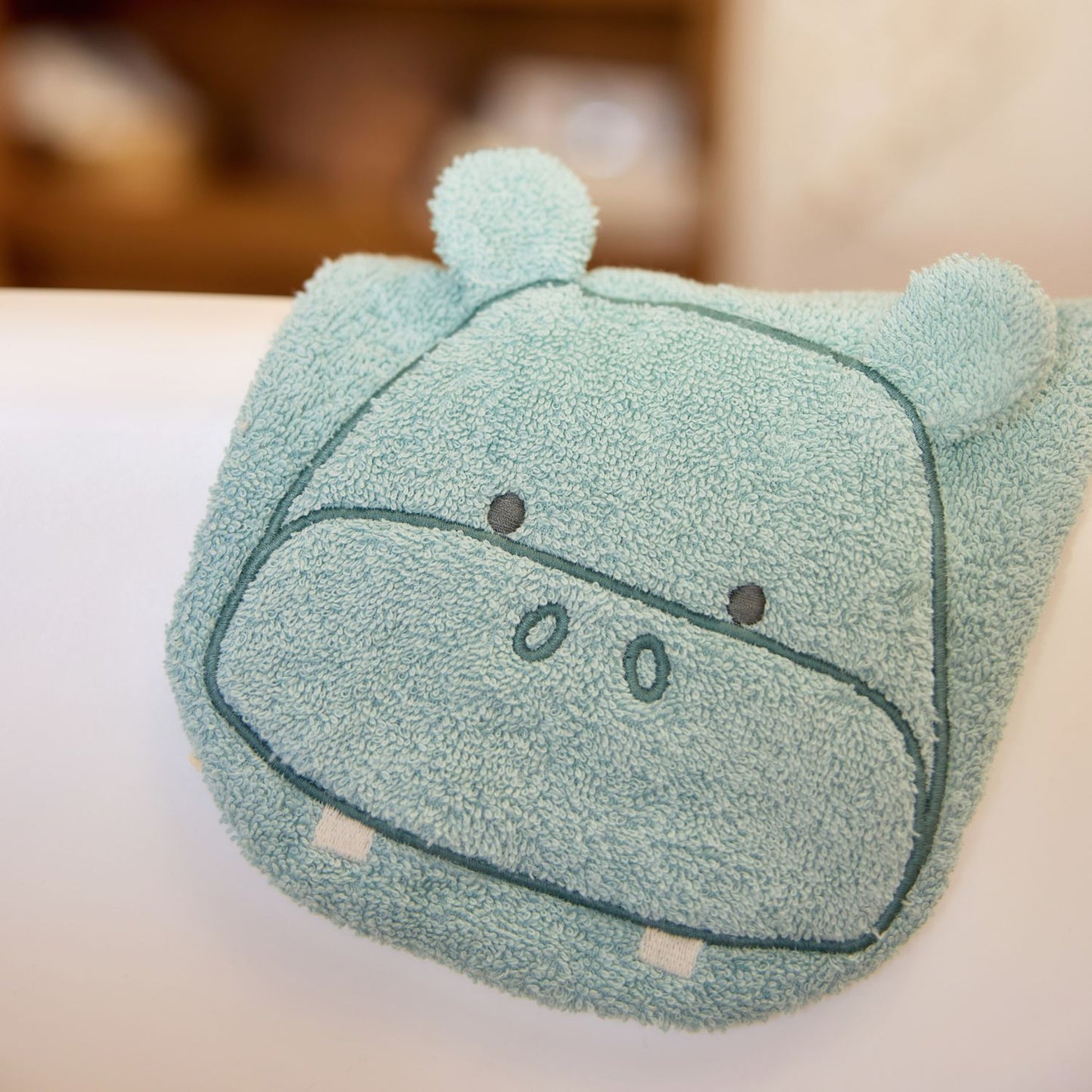 Gant de toilette en éponge Hippo