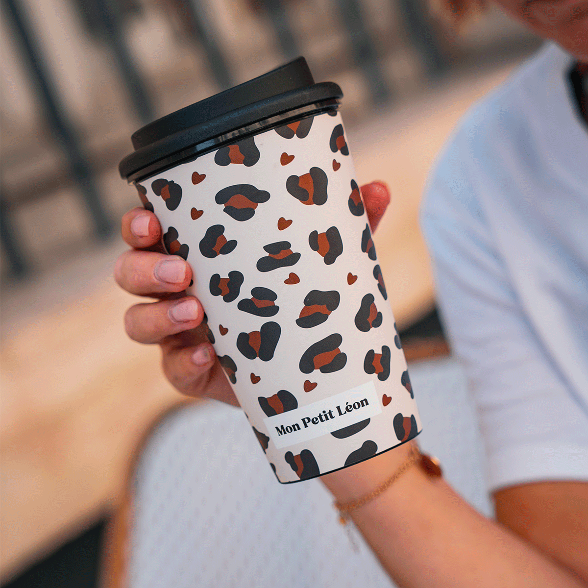 Mug - Cup léopard coeur