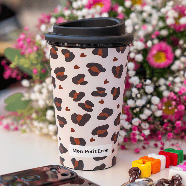 Mug - Cup léopard coeur