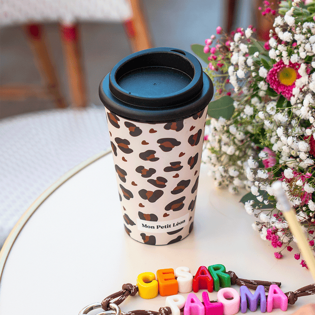Mug - Cup léopard coeur