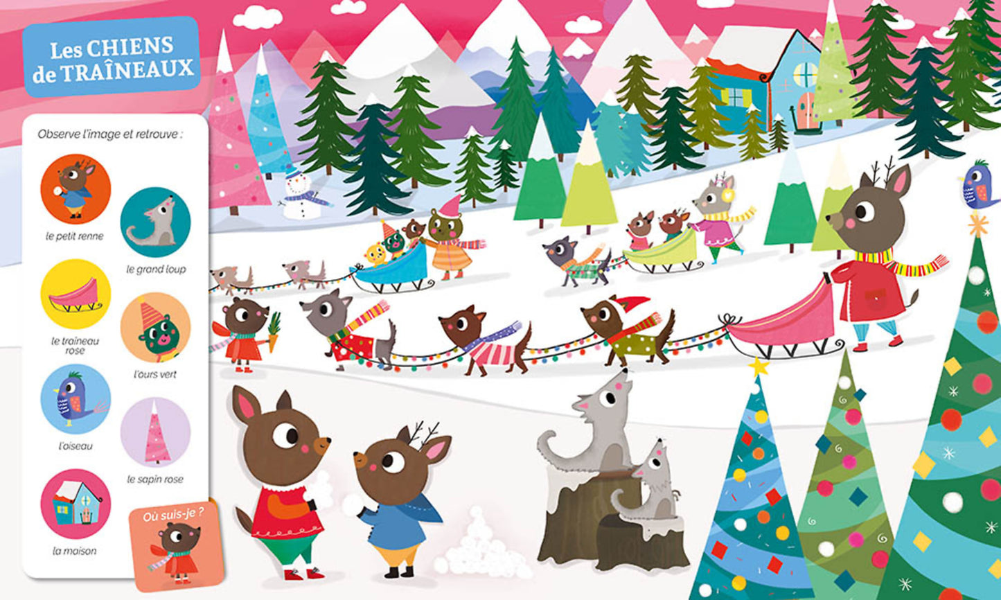 Cherche et trouve des tout-petits - dans le froid
