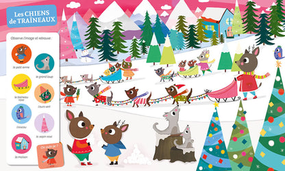 Cherche et trouve des tout-petits - dans le froid