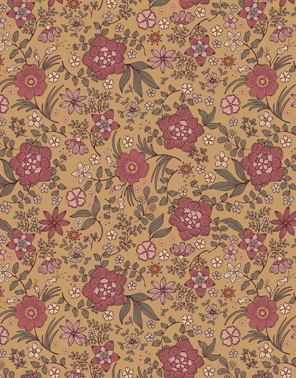 Robe Daisy et son headband à noeud rond en gaze de coton Bal d’automne