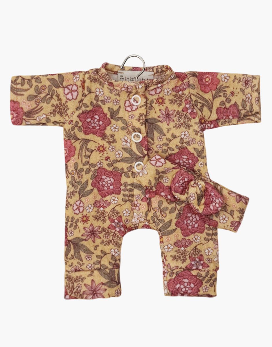 Babies – Combinaison Lili et son headband en gaze de coton Bal d’automne