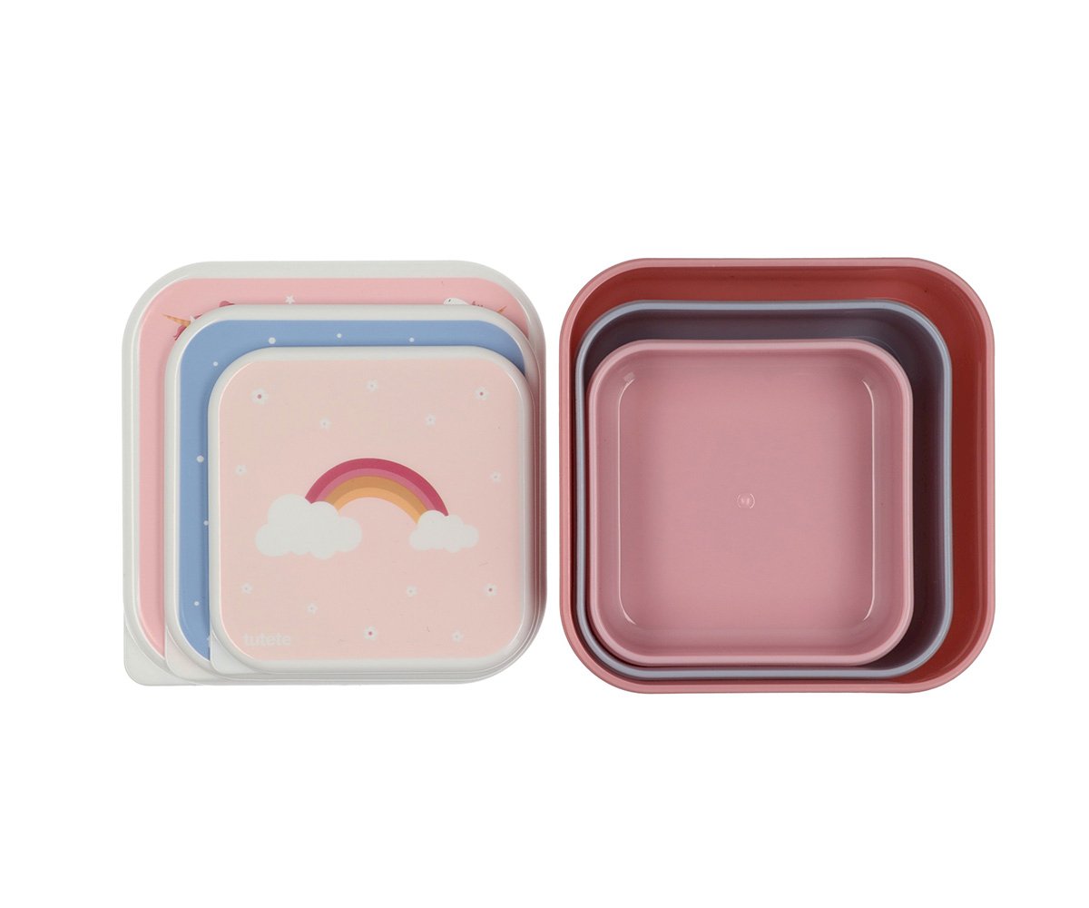 3 Boîtes à Lunch licorne