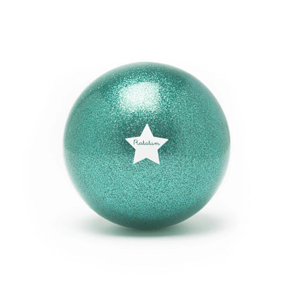 Ballon mouton pailleté 10 cm – Vert
