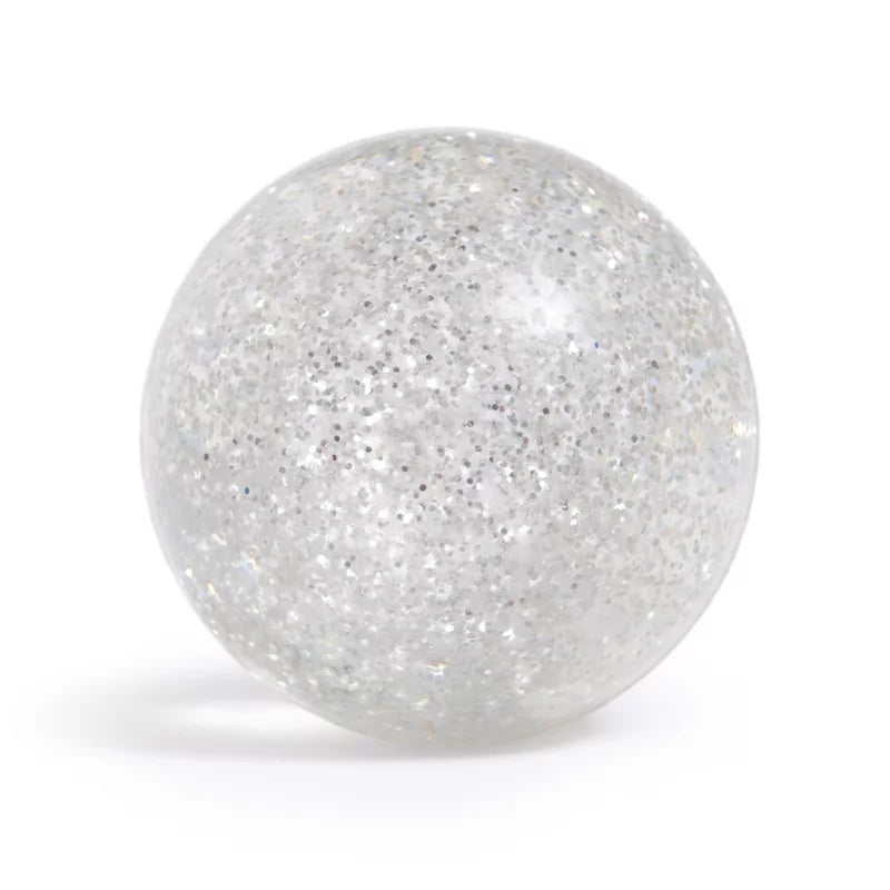 Balle rebondissante souris pailletée – Argent