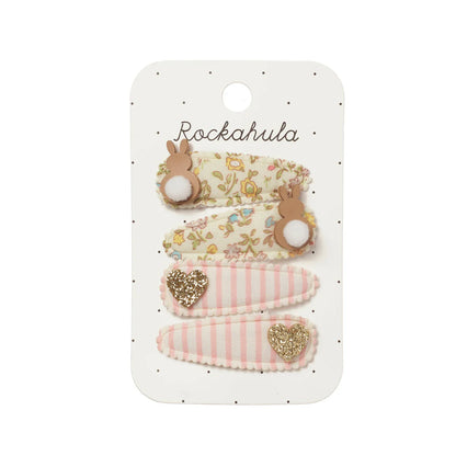 Ensemble de pinces en tissu Petal Bunny