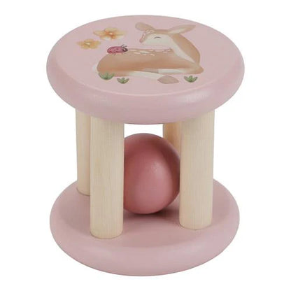 Hochet à rouleaux - Rose - Fairy Garden