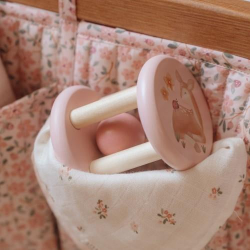 Hochet à rouleaux - Rose - Fairy Garden