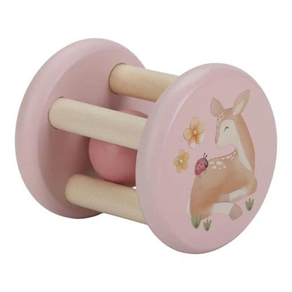 Hochet à rouleaux - Rose - Fairy Garden