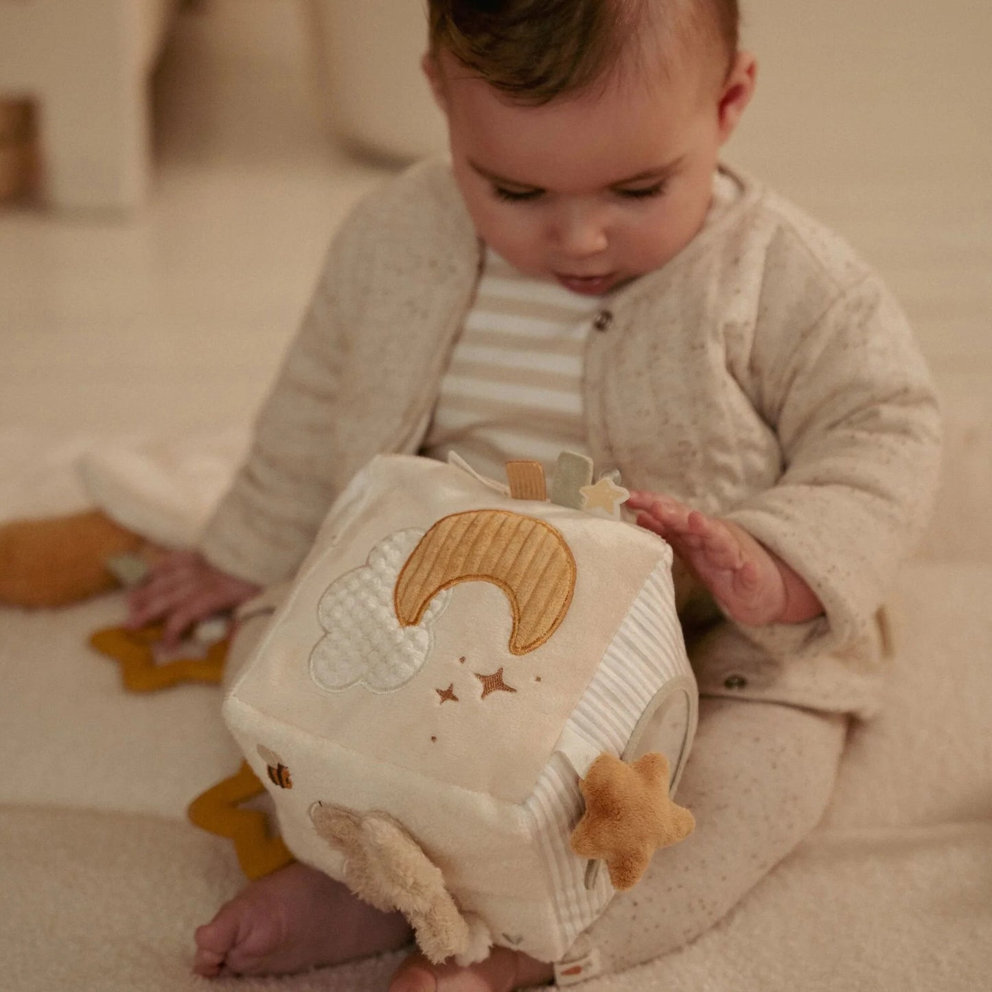 Cube d'activités - Beige - Newborn Naturals