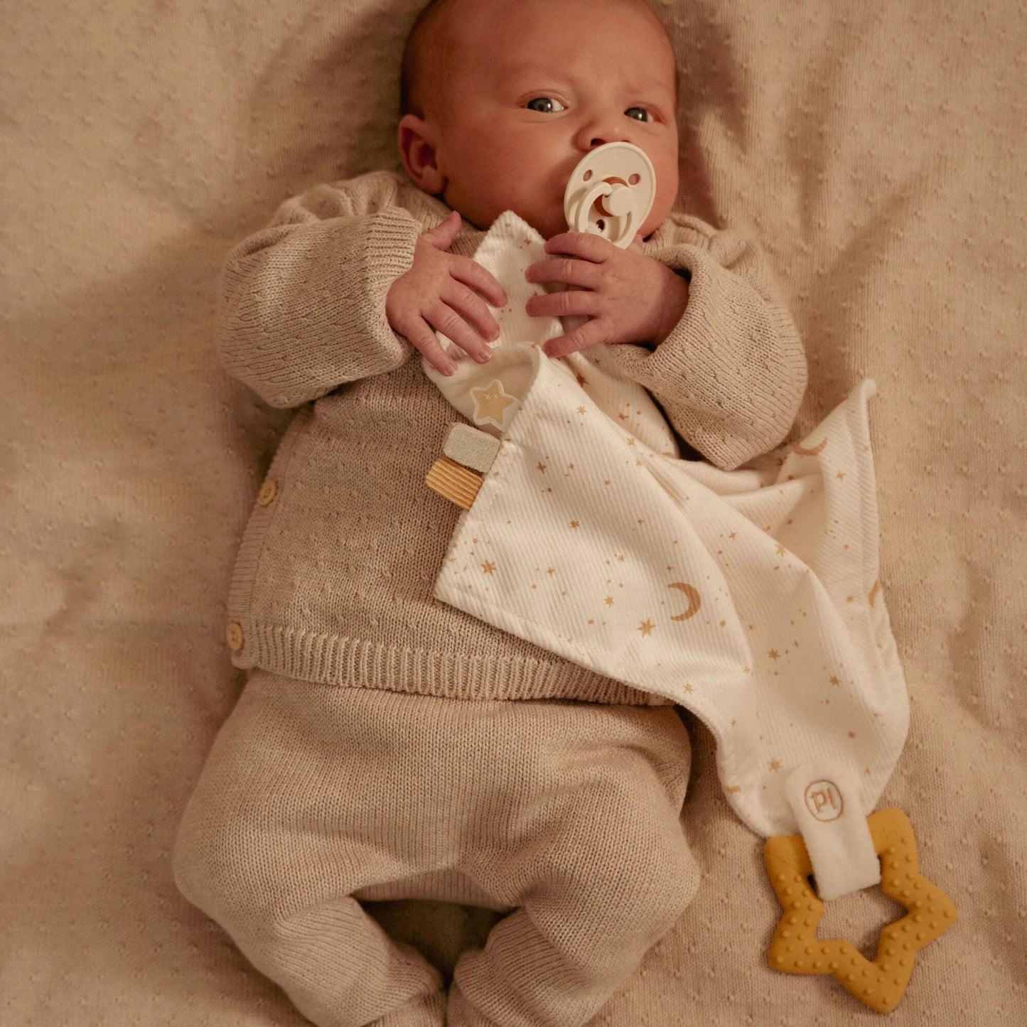 Doudou avec anneau de dentition - Newborn Naturals