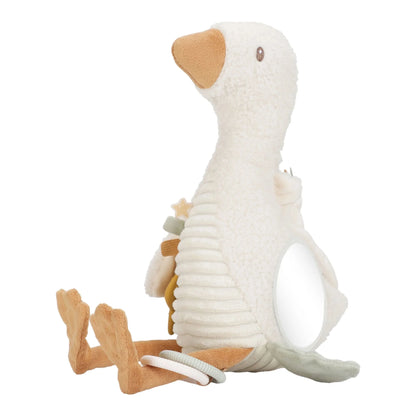 Peluche d'activité Oie - Blanc - Petite Oie