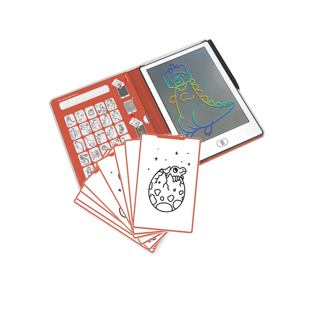 Kidydraw mini - Tablette à dessin Dinosaures