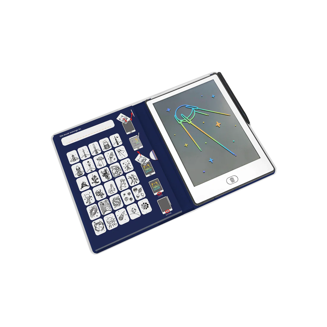 Kidydraw mini - Tablette à dessin Galaxie