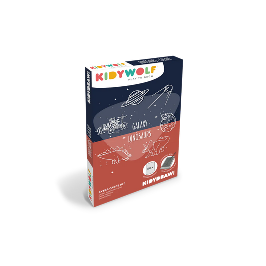 Cartes supplémentaires Kidydraw Mini - Galaxie et Dinosaures