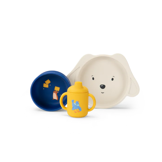 Set vaisselle silicone - Puce & Pilou