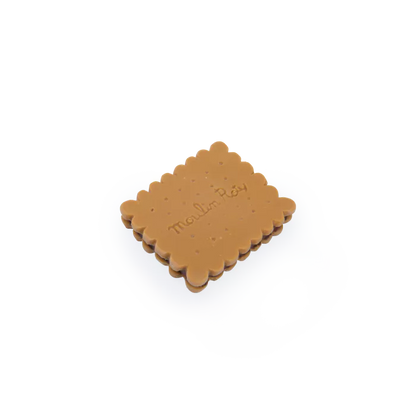 Jouet de dentition en caoutchouc biscuit - Puce & Pilou