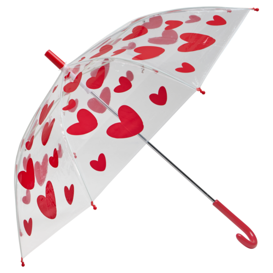 Parapluie - Cœur rouge