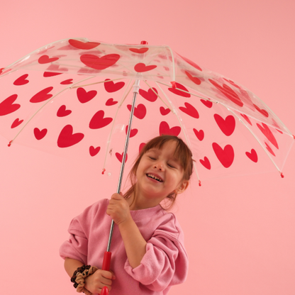 Parapluie - Cœur rouge