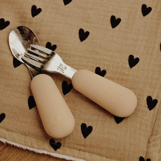 Couvert en silicone - Nougat