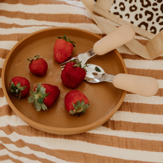 Couvert en silicone - Nougat