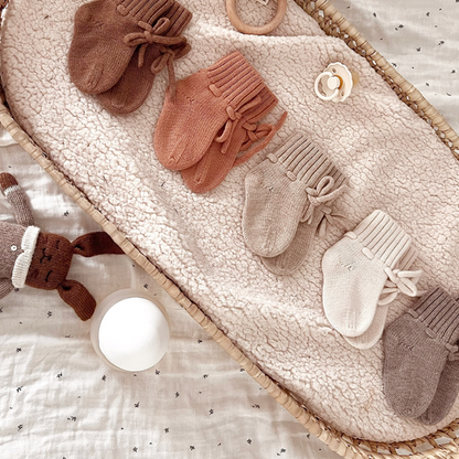 Chaussons Tricotés - Chocolat